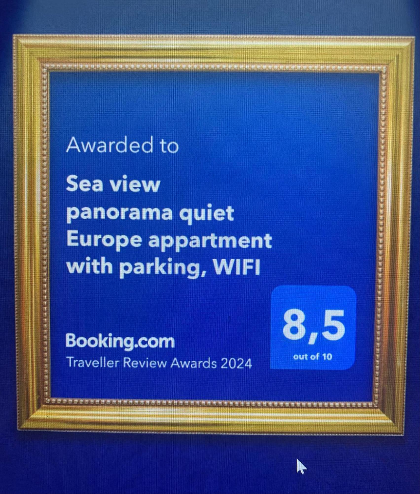 Sea View Panorama Quiet Europe Appartment 르까네 외부 사진